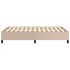 Estructura de cama cuero sintético color capuchino 120x190
