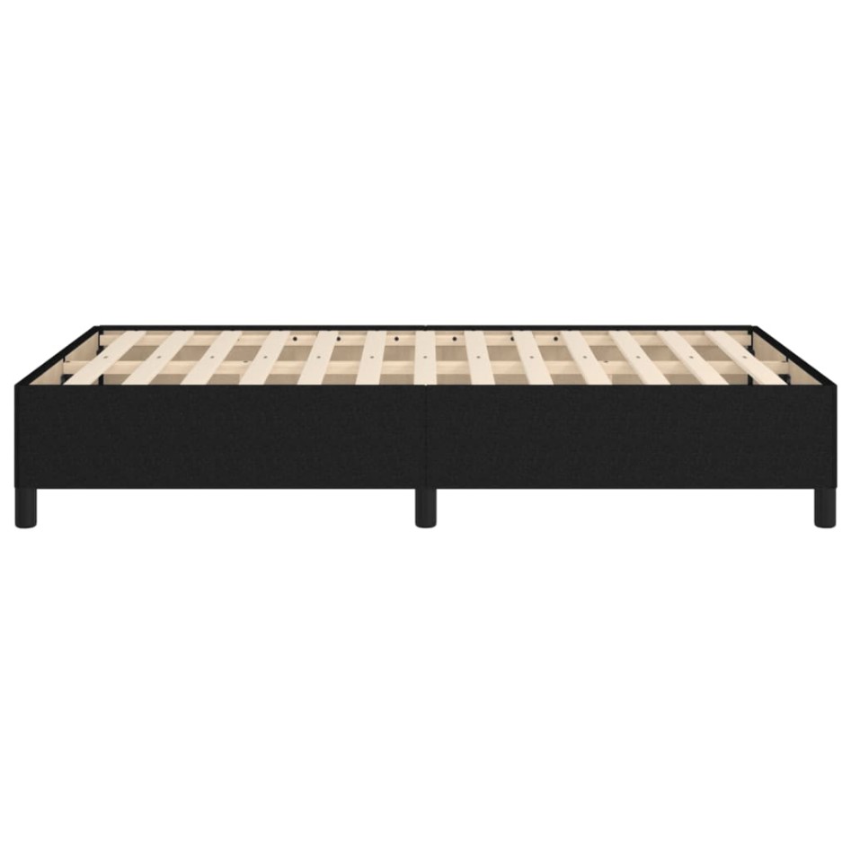 Estructura de cama tela negro 120x190