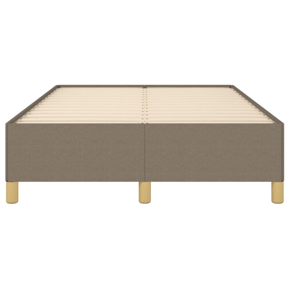 Estructura de cama tela gris taupe 120x190