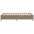 Estructura de cama tela gris taupe 120x190