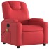Sillón de masaje reclinable eléctrico de cuero artificial