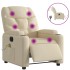 Sillón reclinable de masaje eléctrico tela color