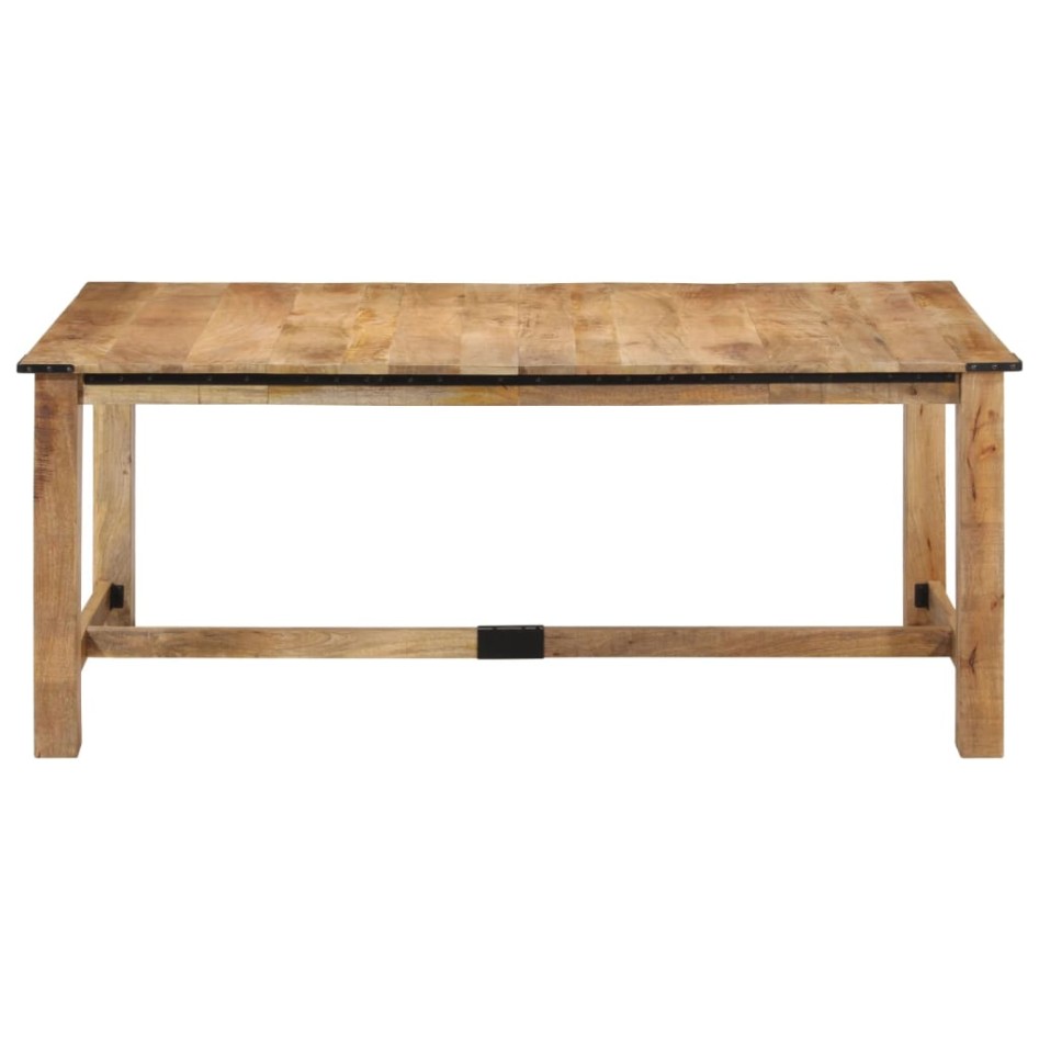 Mesa de comedor madera maciza de mango 180x90x75