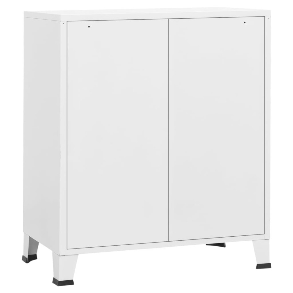 Cajoner industrial de metal blanca 78x40x93
