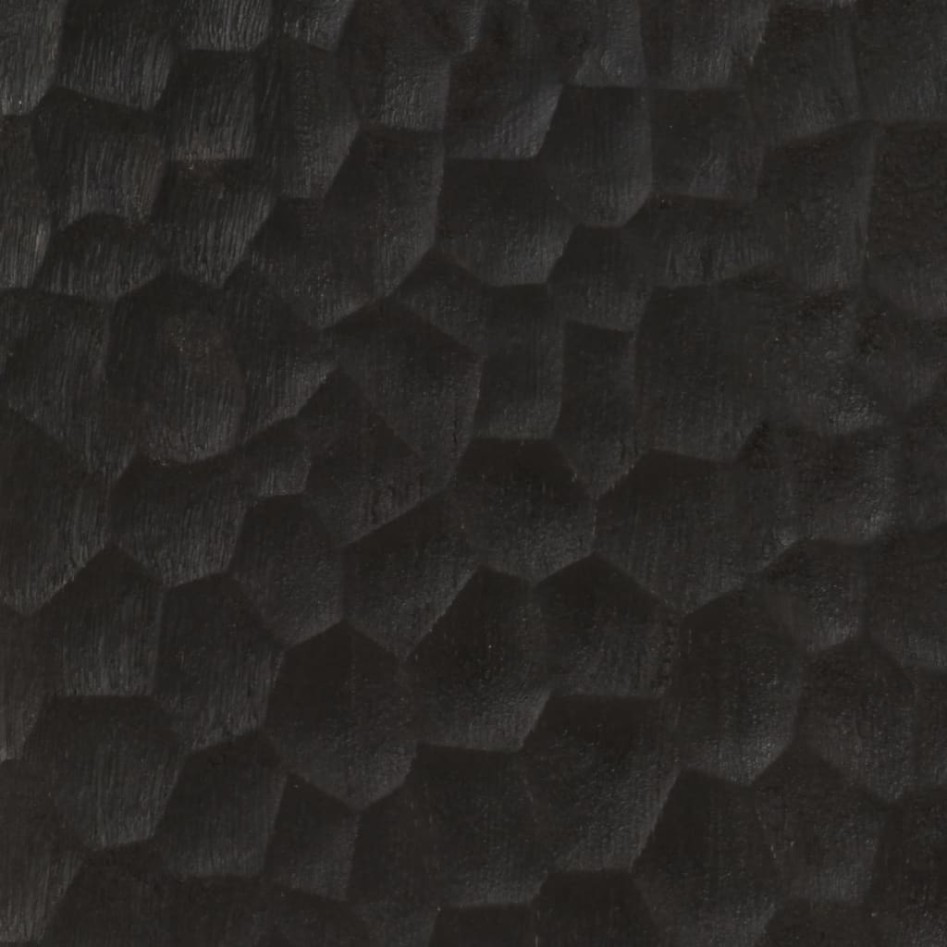 Aparador alto madera maciza de mango negro 60x33x100