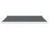 Toldo retráctil aluminio y tela gris antracita 3,5x2,5