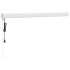 Toldo retráctil aluminio y tela gris antracita 3,5x2,5