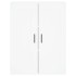 Aparador alto madera contrachapada blanco 69,5x34x180