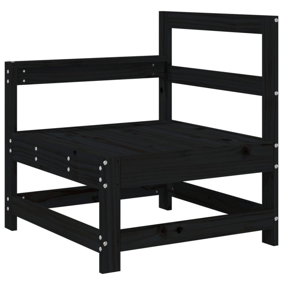 Juego de muebles de jardín 7 piezas madera maciza de pino