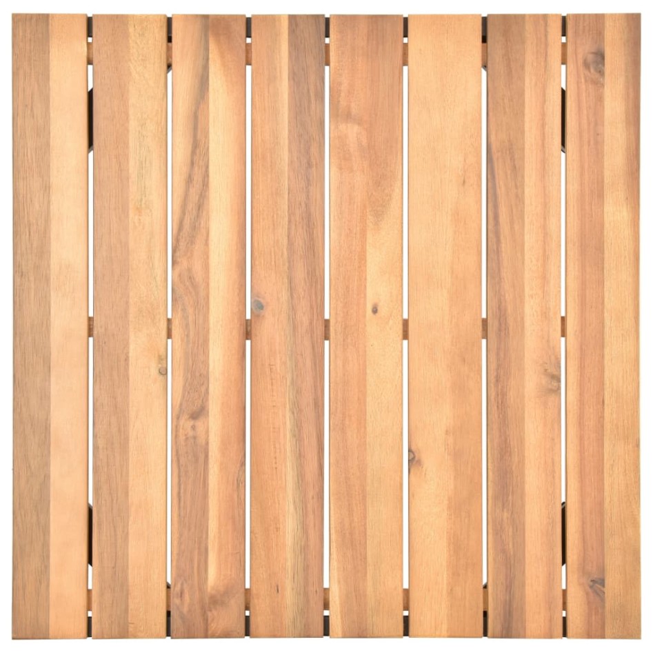 Set muebles de jardín 4 piezas y cojines madera maciza