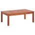 Juego de muebles de jardín 4 piezas madera maciza de