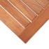 Juego de muebles de jardín 4 piezas madera maciza de