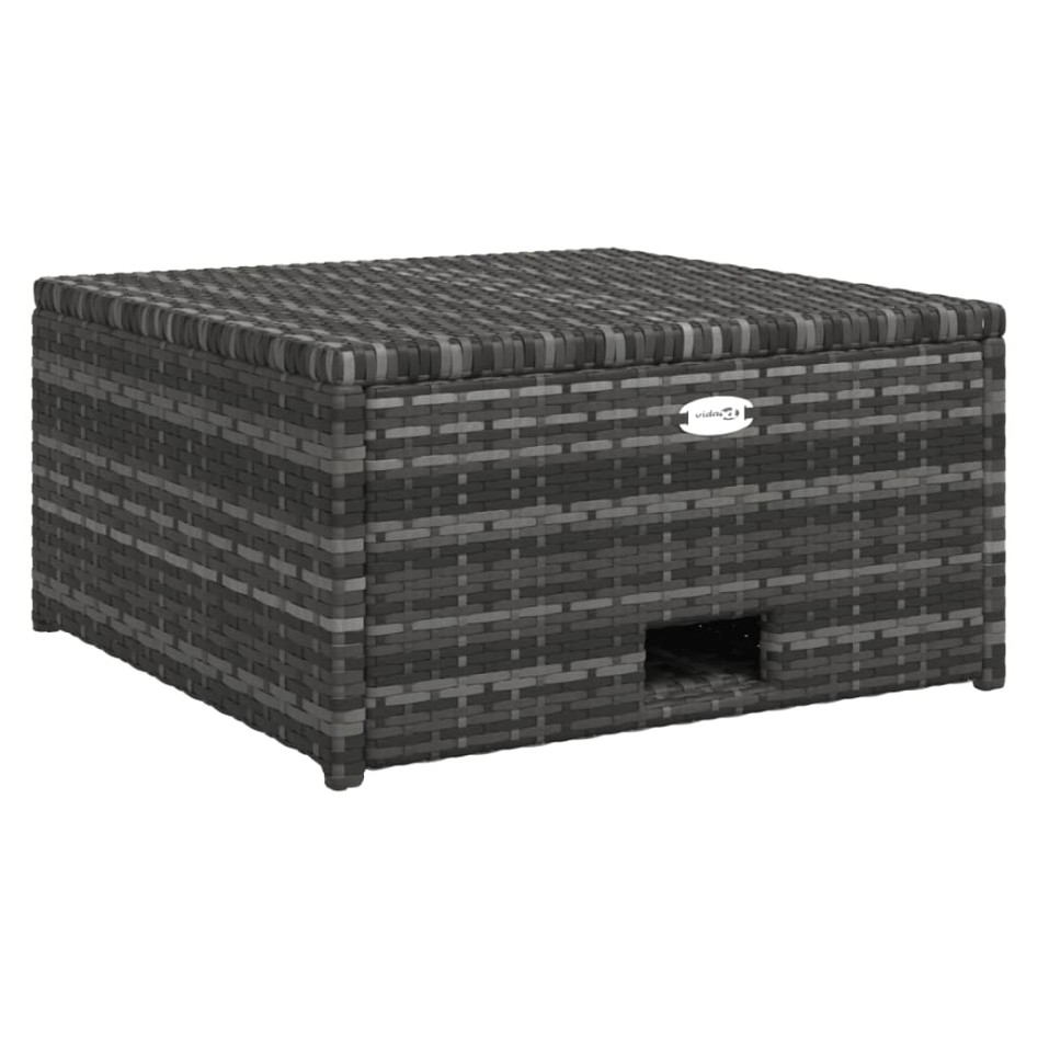 Set de muebles de jardín 4 pzas y cojines ratán sintético