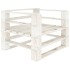Juego de muebles de palés para jardín 7 piezas madera