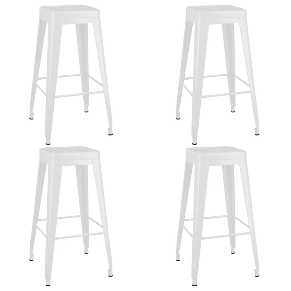 Mesa alta y taburetes de bar 5 piezas negro y