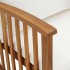 Muebles de jardín 4 piezas con cojines madera maciza de