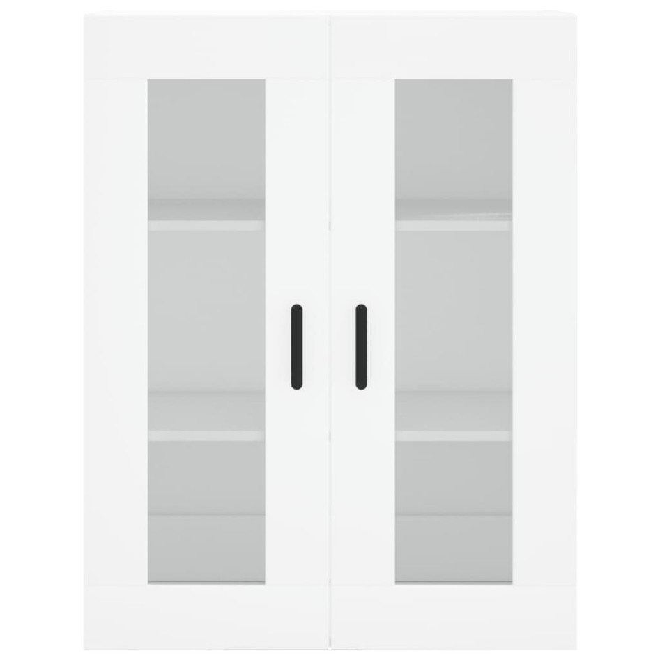 Aparador alto madera contrachapada blanco 69,5x34x180