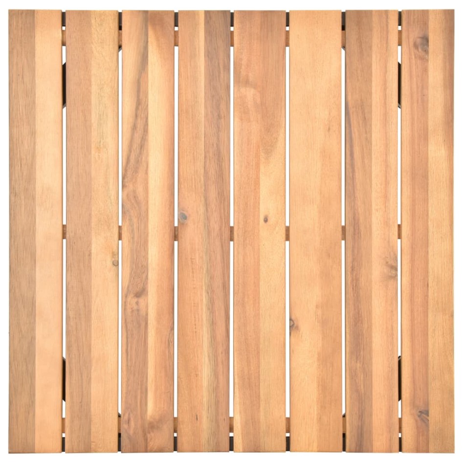 Set de muebles de jardín 4 piezas con cojines madera de