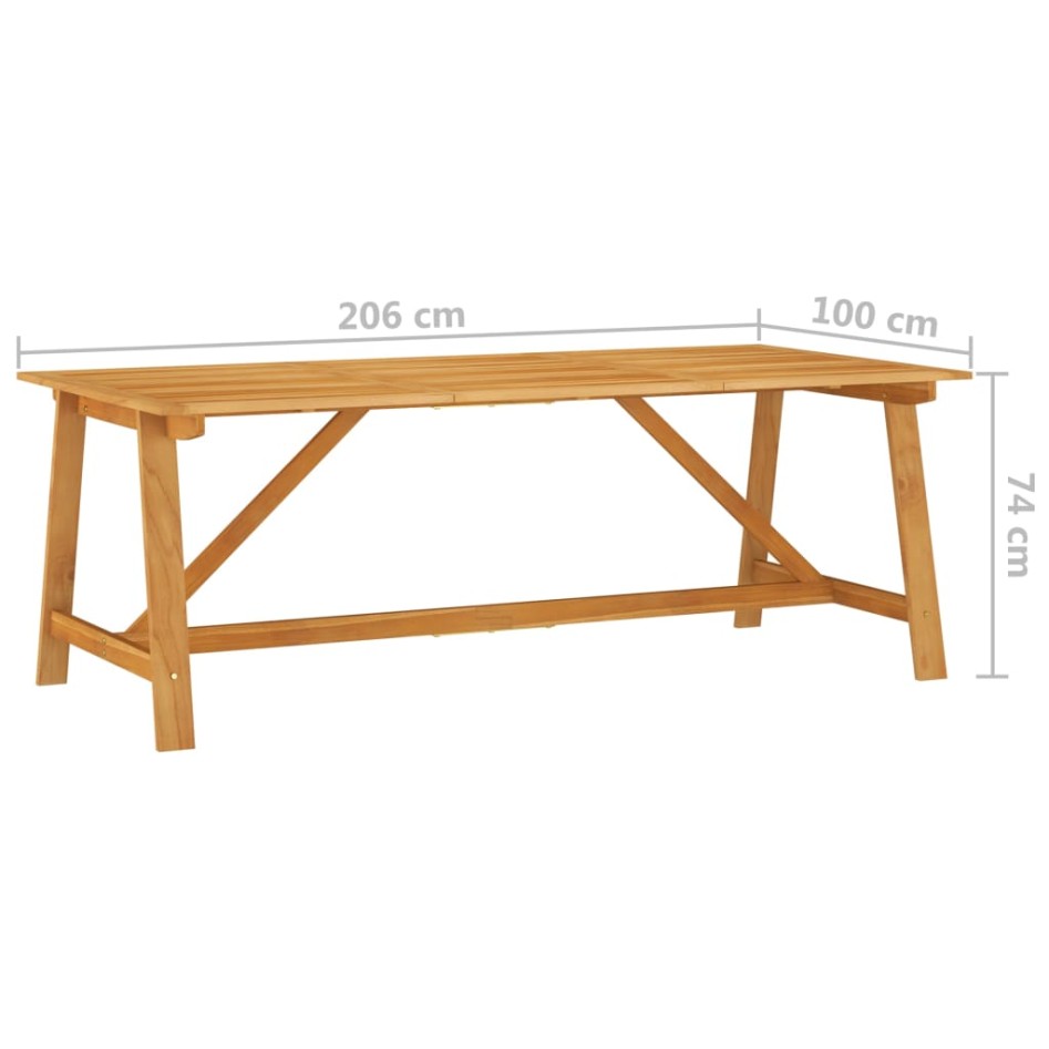 Juego de comedor de jardín 7 piezas