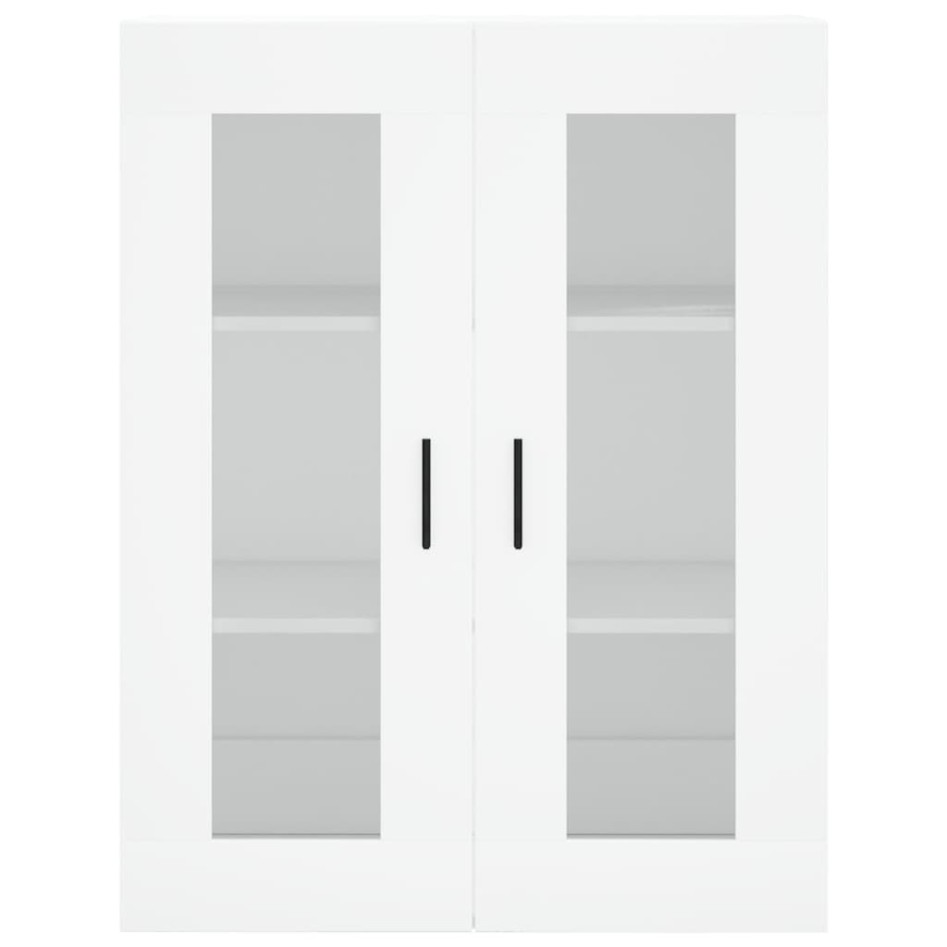 Aparador alto madera contrachapada blanco 69,5x34x180