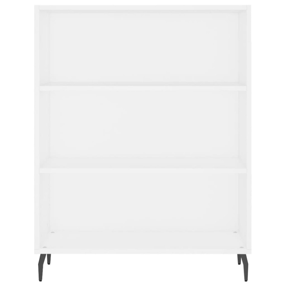 Aparador alto madera contrachapada blanco 69,5x34x180