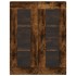 Aparador alto madera contrachapada roble ahumado 69,5x34x180