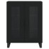 Aparador alto madera contrachapada negro 69,5x34x180