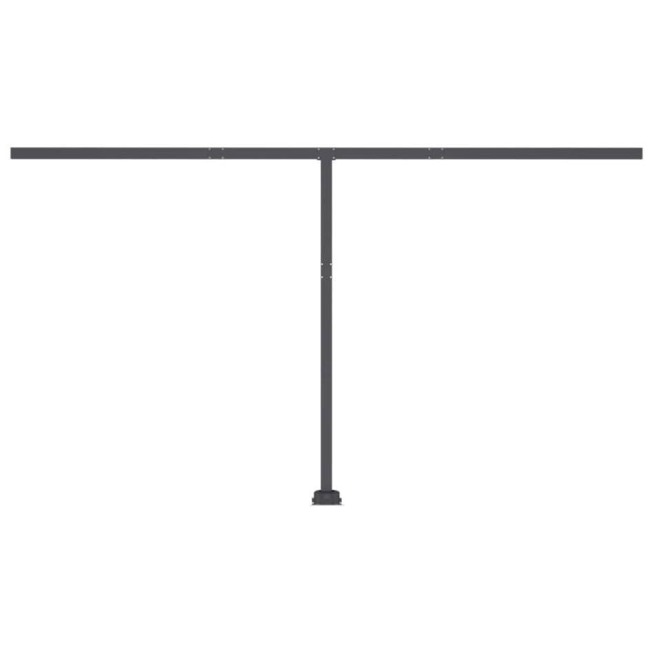 Toldo manual retráctil con LED amarillo y blanco 400x350