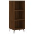Aparador alto madera contrachapada roble marrón 34,5x34x180