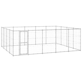 Perrera de exterior de acero galvanizado 24,2