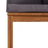 Muebles de jardín 4 pzas cojines madera maciza de