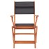 Set de comedor jardín 9 pzas madera eucalipto textilene