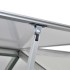 Invernadero de aluminio gris antracita 3,46