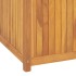 Baúl de jardín madera maciza de teca 200x50x55