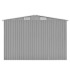 Caseta de jardín metal gris 257x298x178