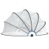 Cúpula para piscina redonda PVC 406x203