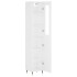 Aparador alto madera contrachapada blanco 34,5x34x180