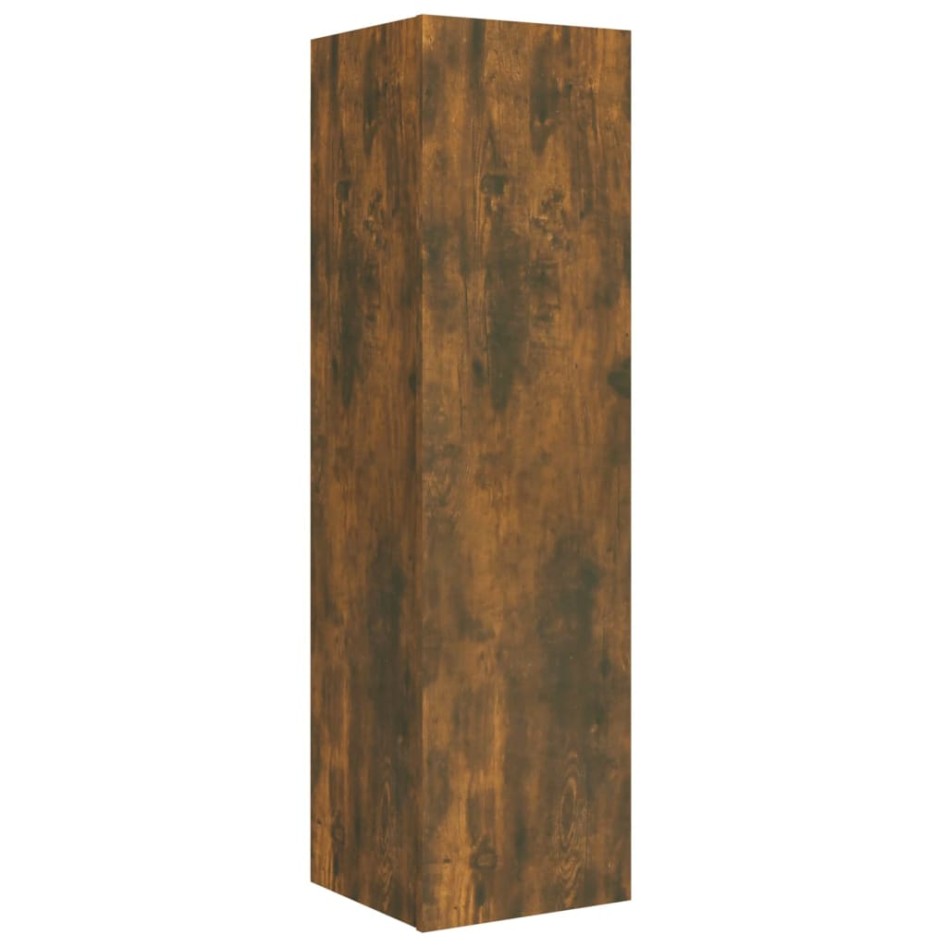 Set de muebles de TV 8 pzas madera contrachapada roble