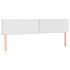 Cama box spring con colchón cuero sintético blanco 180x200