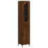 Aparador alto madera contrachapada roble marrón 34,5x34x180