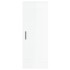 Aparador alto madera contrachapada blanco brillo 34,5x34x180