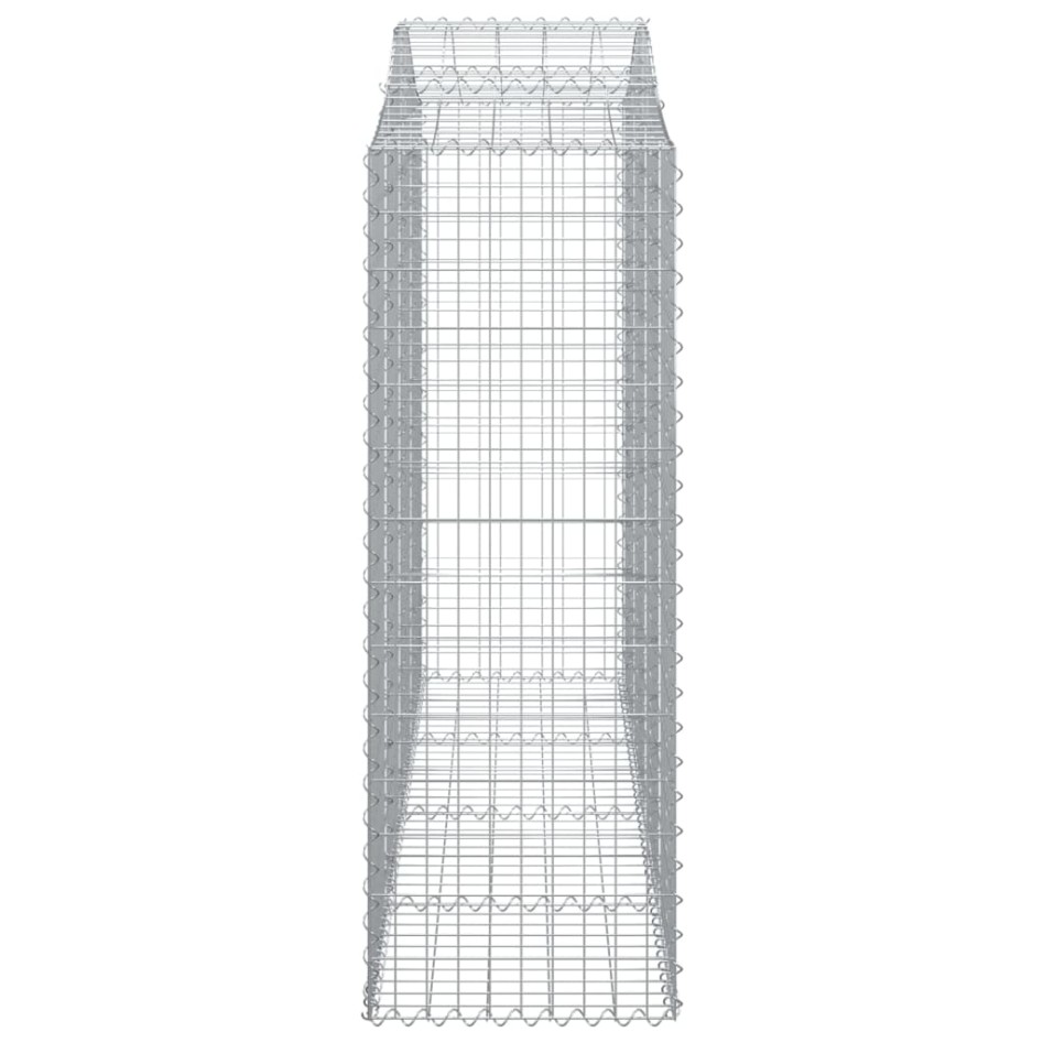 Cestas gaviones 5 uds forma de arco hierro 200x50x140/160