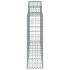 Cestas de gaviones 8 uds forma de arco hierro 200x30x100/120