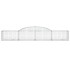 Cestas de gaviones 7 uds forma de arco hierro 300x50x40/60