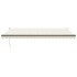 Toldo retráctil automático color crema 5x3
