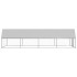 Jaula gallinero de exterior de acero galvanizado 3x8x2