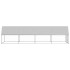 Jaula gallinero de exterior de acero galvanizado 2x8x2
