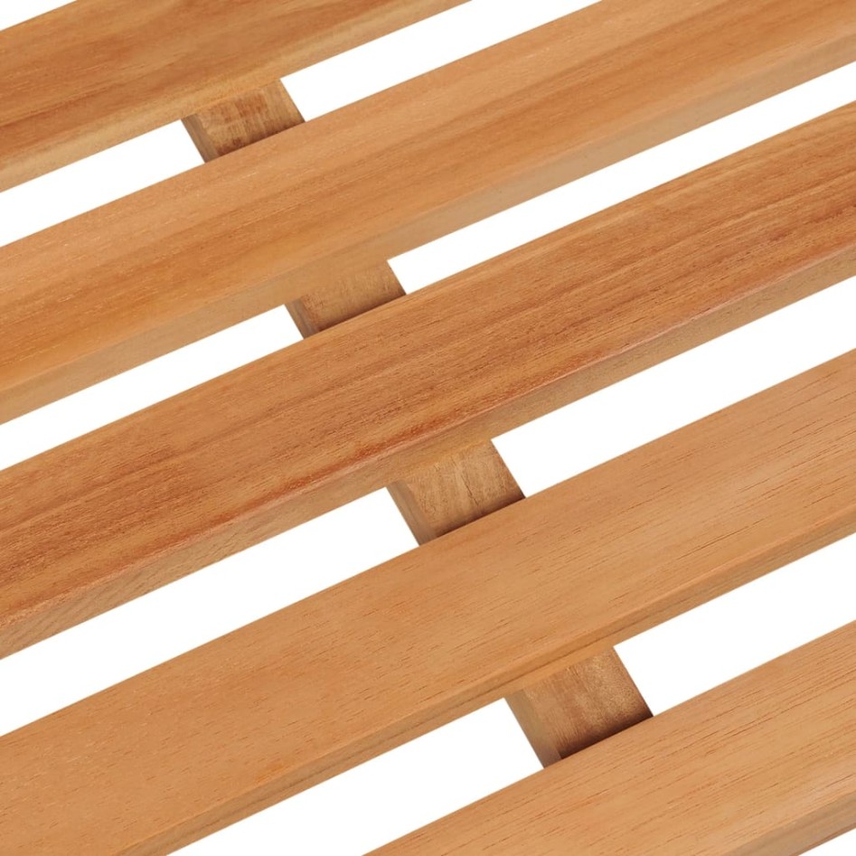 Juego de comedor para jardín 3 pzas madera maciza de