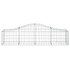 Cestas de gaviones 8 uds forma de arco hierro 200x50x40/60