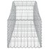 Cestas de gaviones 8 uds forma de arco hierro 200x50x40/60
